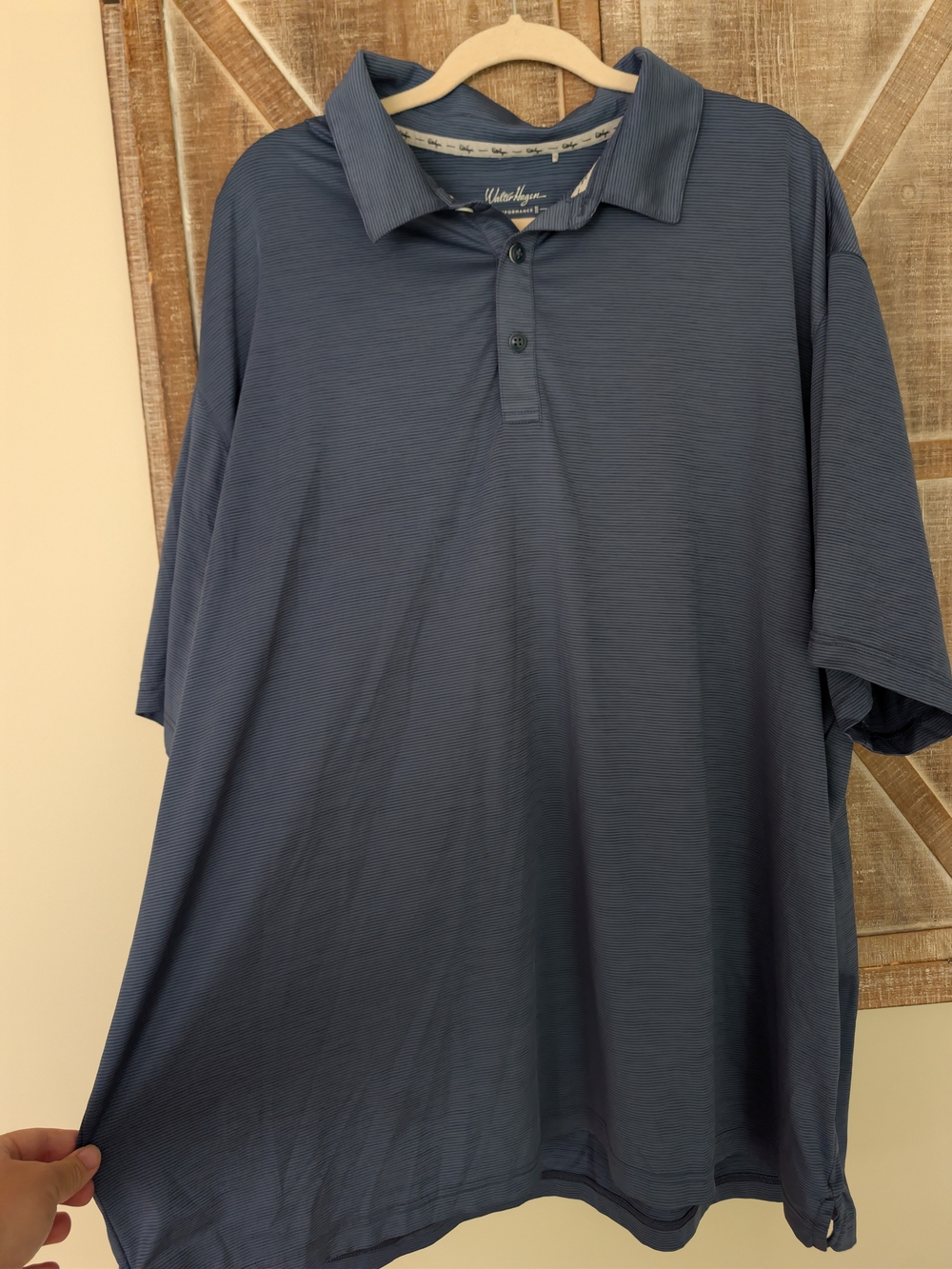 Walter Hagen Men's Slate Blue Short-Sleeve Polo 3XL